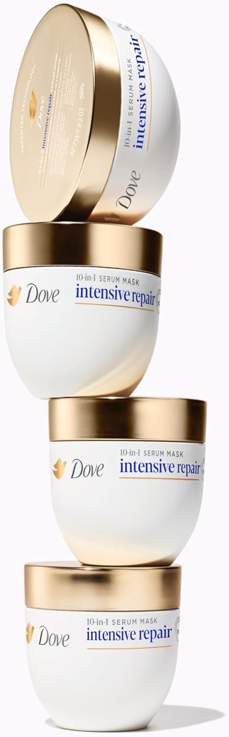 Dove Hair Intensive Repair 10in1 Serum Mask for Damaged Hair with Bio-Protein Care Technology and Amino Serum 9.2 fl oz - Image 14