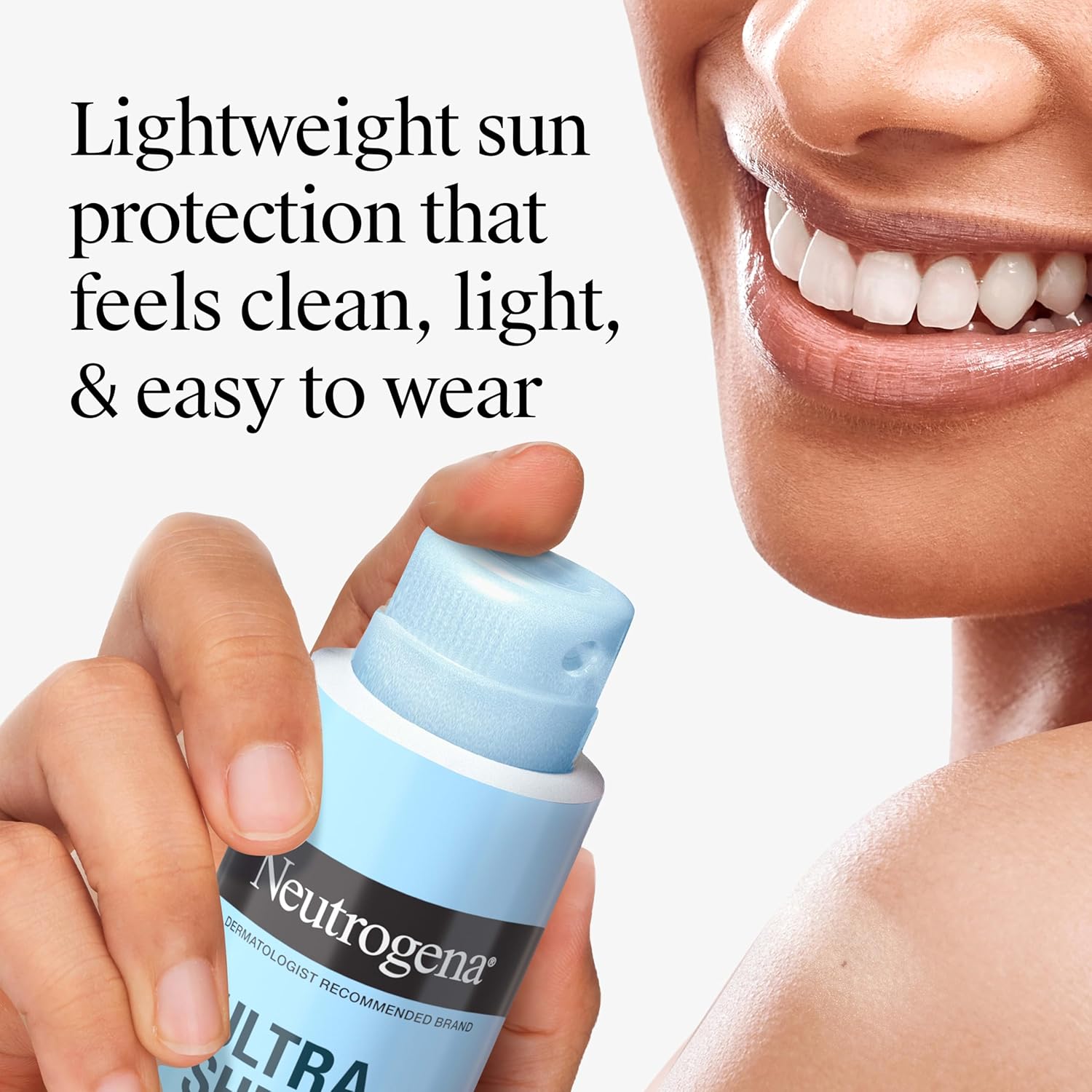 Neutrogena Ultra Sheer Dry Touch Sunscreen Spray SPF 70 Broad Spectrum UVA UVB Protection Lightweight Water Resistant up to 80 Minutes PABA Oxybenzone Free, 3-pack of 5 oz - Image 4